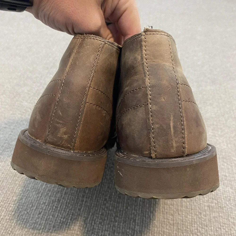 L.L. Bean Boots Mens Size 10 Brown Leather Chukka Ankle Casual Comfort 511447
